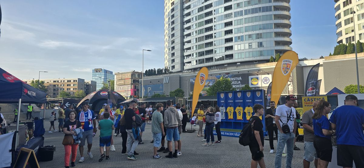 România U21 - Slovacia U21, imagini înaintea partidei de la Campionatul European din Slovacia