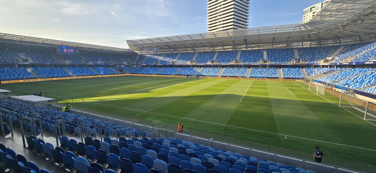 România U21 - Slovacia U21, imagini înaintea partidei de la Campionatul European din Slovacia