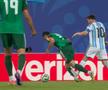 „Gafă scandaloasă!” » Faza peste care s-a trecut prea repede în Argentina - Algeria: Lionel Messi, fault de ROȘU?!