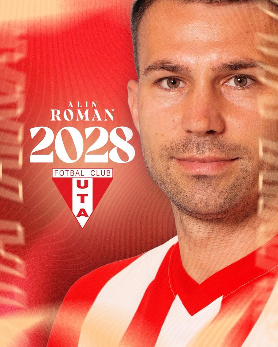 Alin Roman și-a prelungit contractul cu UTA Arad Alin Roman, cel mai bun pasator din Superliga, prezentat cu un mesaj Ro-Alert