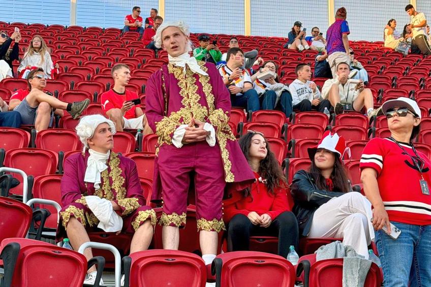 Printre oamenii prezenți pe stadion la Austria - Iordania s-a numărat și Laszlo Dioszegi. Foto: Ionuț Iordache (GSP)