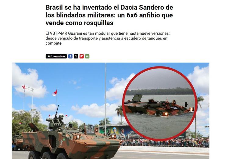 Motorpassion.com compară vehiculul amfibie brazilian cu Dacia Sandero, la succesul repurtat