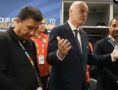 Gianni Infantino a mers de urgență în vestiarul Iranului, după ce ...