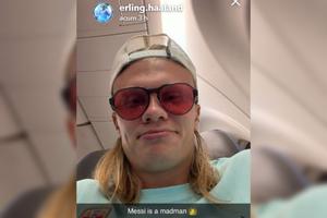 Nu s-a putut abține! Erling Haaland a oferit reacția zilei, în avion, după hattrick-ul lui Leo: „Messi este un...”