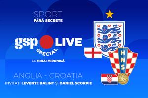 Anglia - Croația, în grupele Campionatului Mondial » Mihai Mironică vine cu o nouă ediție GSP Live Special