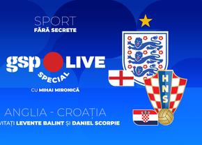 Anglia - Croația, în grupele Campionatului Mondial » Mihai Mironică vine cu o nouă ediție GSP Live Special