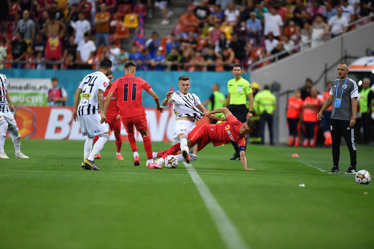 Darius Olaru acuză arbitrajul, după remiza cu U Cluj: „Trebuia penalty și eliminare”