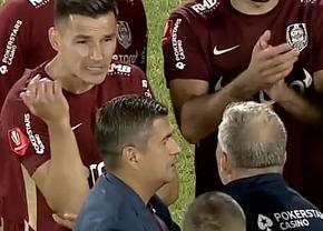 Dan Petrescu, car de nervi la finalul meciului cu Rapid » A sărit la un jucător și a fost cu greu oprit de cei din staff