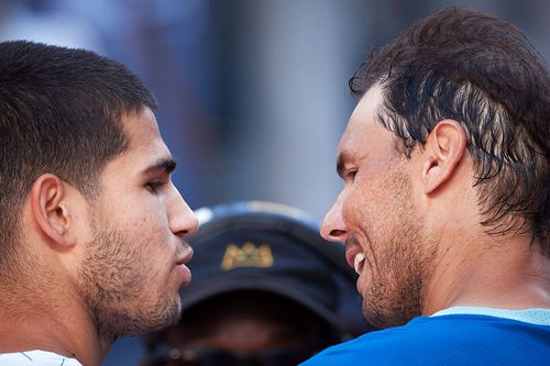 Rafael Nadal și Carlos Alcaraz  / foto: Guliver/Getty Images