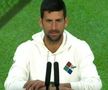 Novak Djokovic a lăudat performanța etalată de Alcaraz