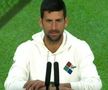 Novak Djokovic a lăudat performanța etalată de Alcaraz