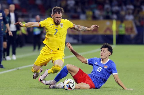 Deian Sorescu, în meciul România - Slovacia, de la EURO 2024/ FOTO Imago Images