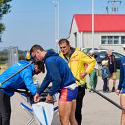 Antonio Colamonici fiind atent la pregătirea unei bărci al CE de la Szeged FOTO Raed Krishan