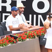 Adrian Cruciat și Ion Alexandru Țiriac în loja Soranei Cîrstea la UniCredit Țiriac Open FOTO Roxana Fleșeru