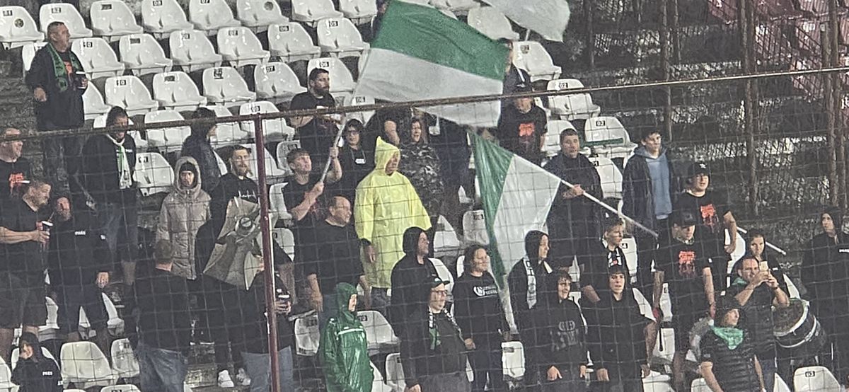Steagul Ungariei, în tribune la CFR Cluj - Paksi » Ardelenii au strigat „România, România”