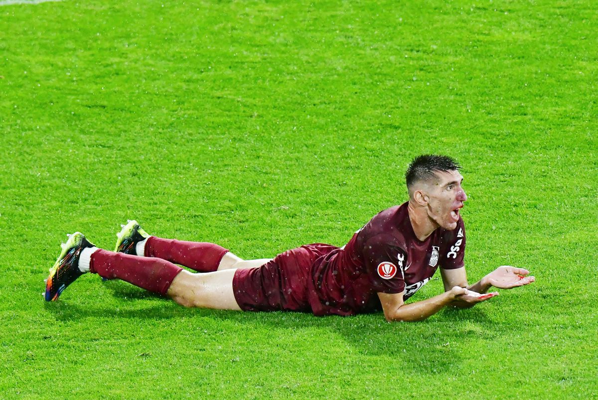 Primul diagnostic în cazul lui Mohammed Kamara, accidentat grav în CFR Cluj - Paksi