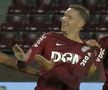Gestul lui Louis Munteanu după golul cu Paksi