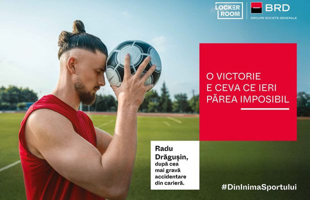 Radu Drăgușin a semnat un nou contract, cu BRD: „Am început să lucrez cu mine de la 16 ani”