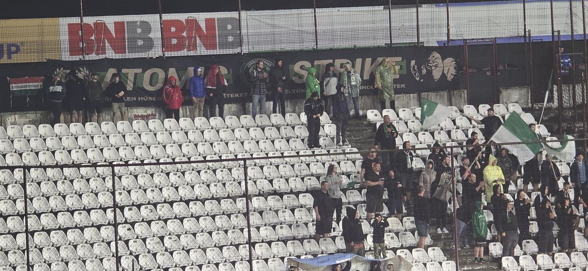 Steagul Ungariei, în tribune la CFR Cluj - Paksi » Ardelenii au strigat „România, România”