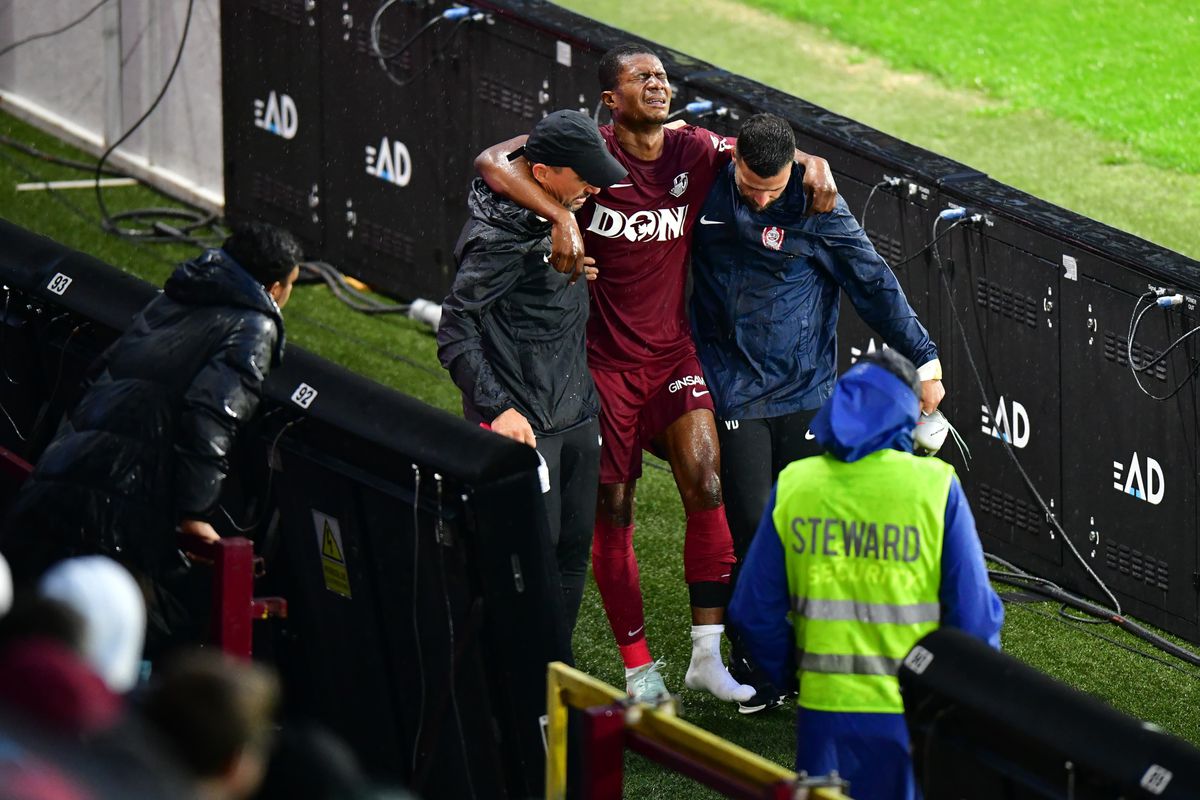 Primul diagnostic în cazul lui Mohammed Kamara, accidentat grav în CFR Cluj - Paksi