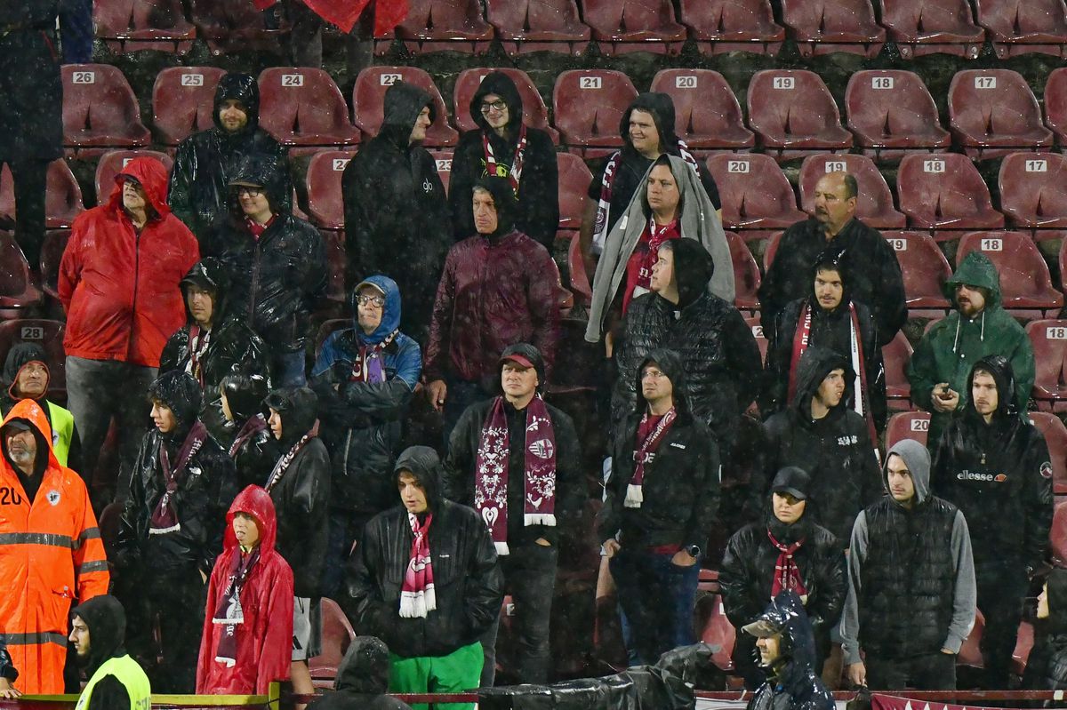 Steagul Ungariei, în tribune la CFR Cluj - Paksi » Ardelenii au strigat „România, România”