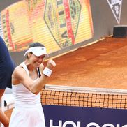 Sorana Cîrstea la finalul partidei din optimi de finală de UniCredit Iași Open FOTO Roxana Fleșeru