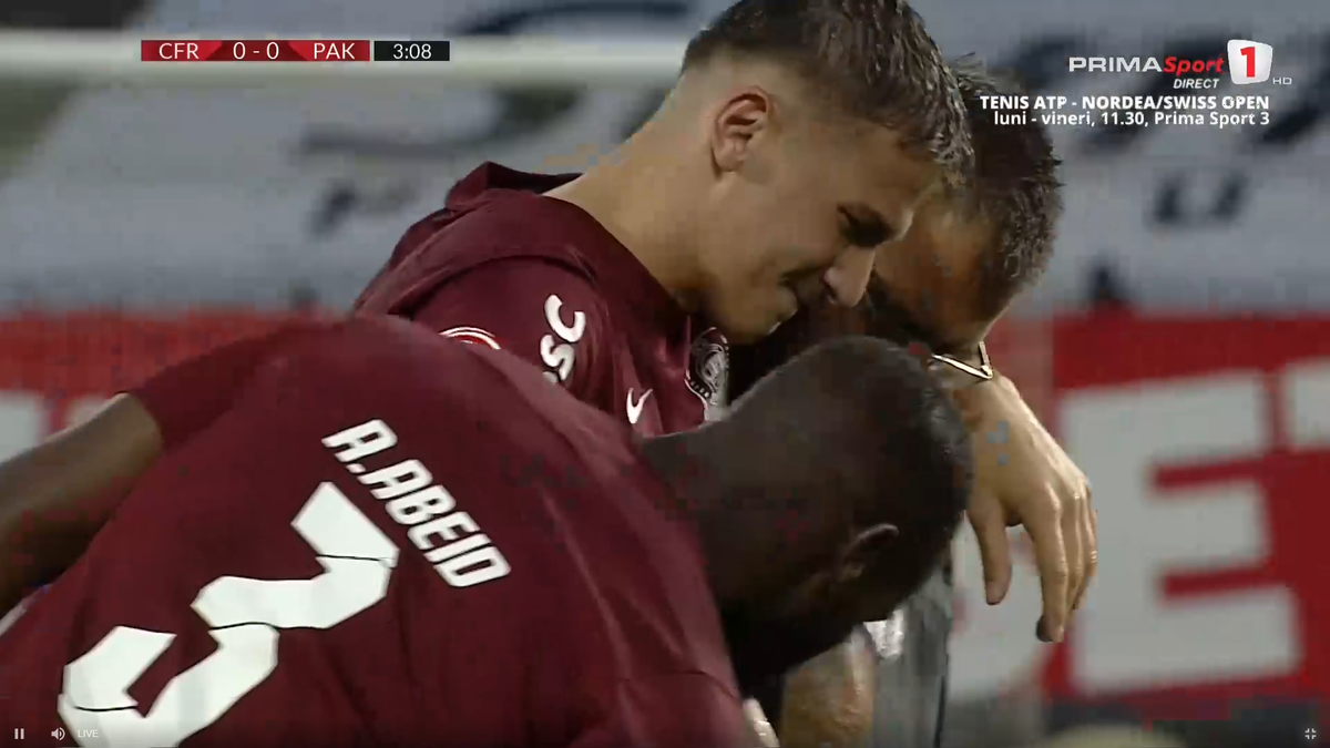 Emerllahu, accidentat în CFR Cluj - Paksi