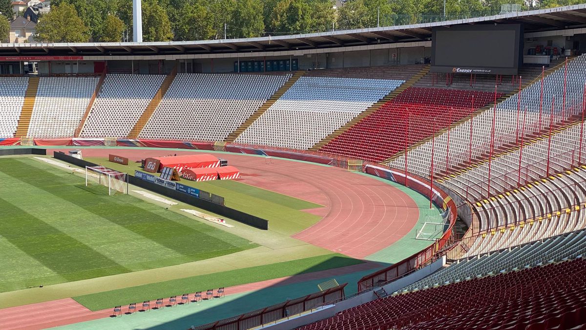 Stadionul pe care joacă Steaua Roșie Belgrad