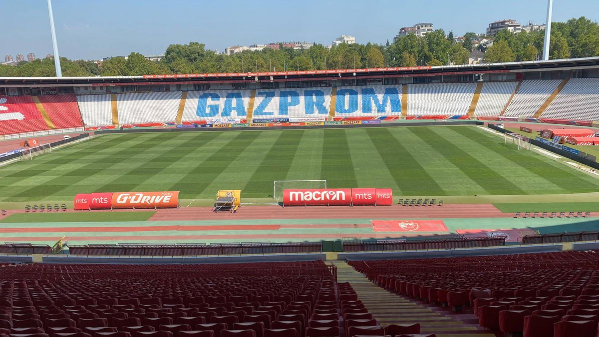 Stadionul pe care joacă Steaua Roșie Belgrad