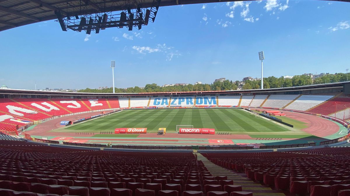 Stadionul pe care joacă Steaua Roșie Belgrad