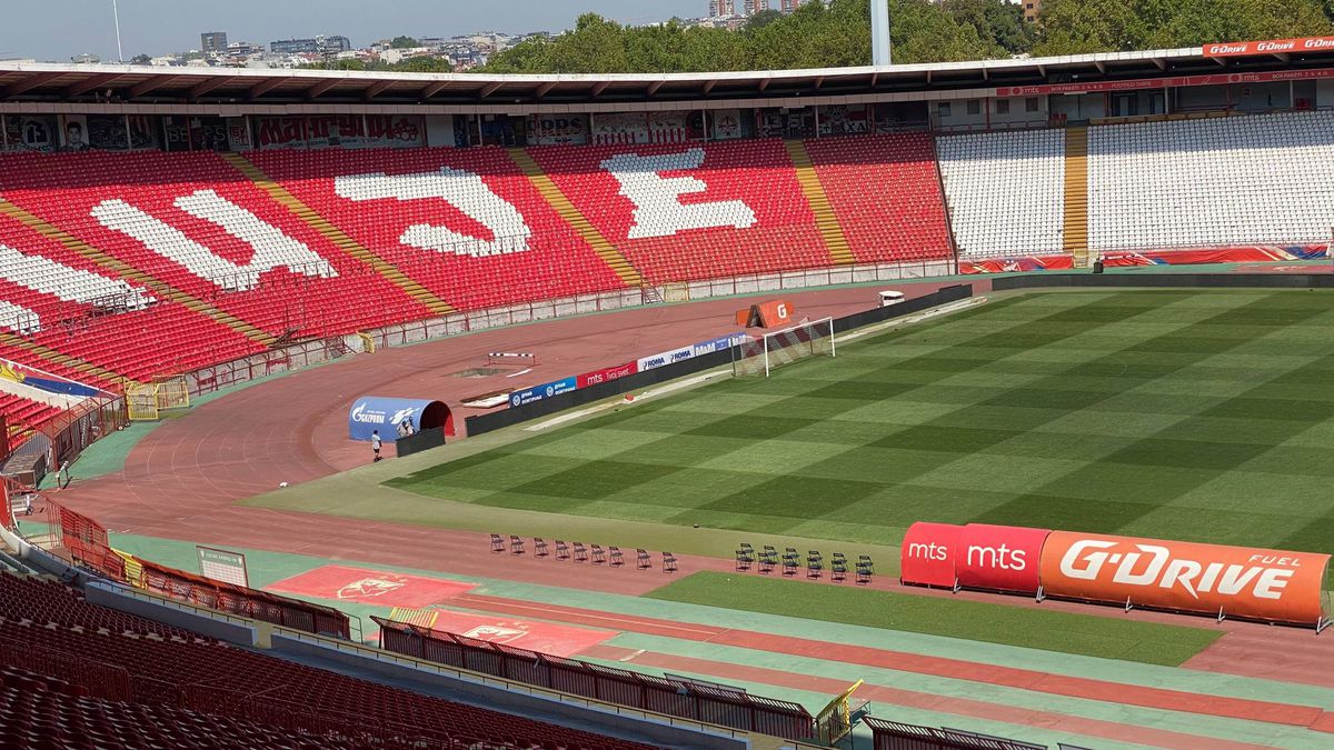 Stadionul pe care joacă Steaua Roșie Belgrad