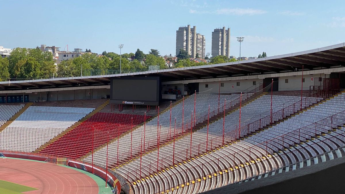 Stadionul pe care joacă Steaua Roșie Belgrad