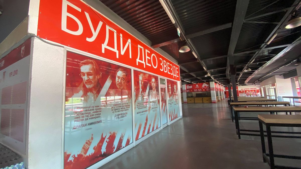 Stadionul pe care joacă Steaua Roșie Belgrad