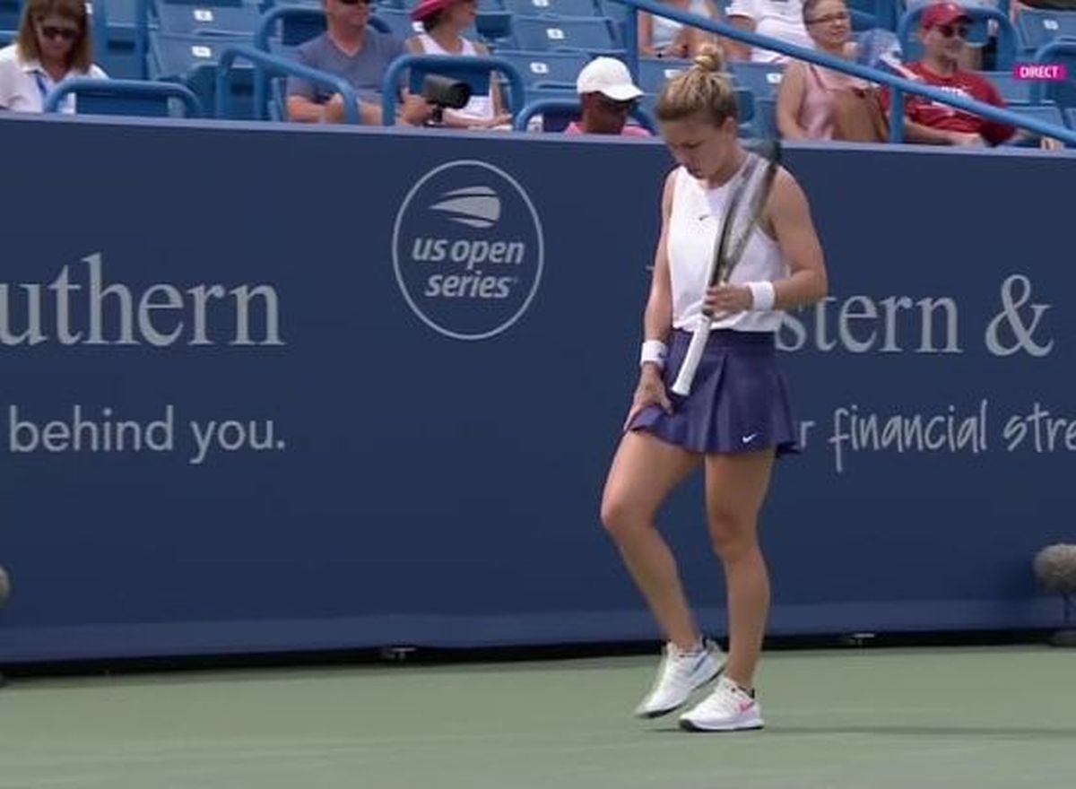 Simona Halep - accidentare Cincinnati