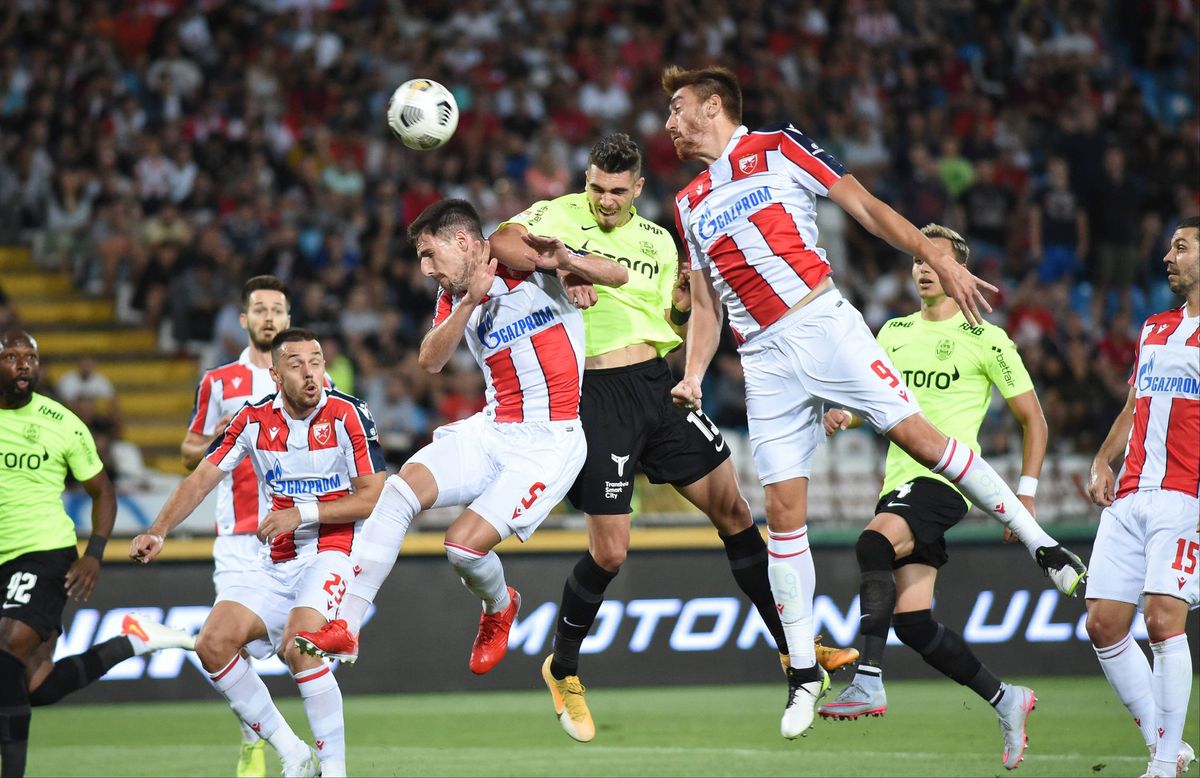 Steaua Roșie Belgrad - CFR Cluj, fani și meci