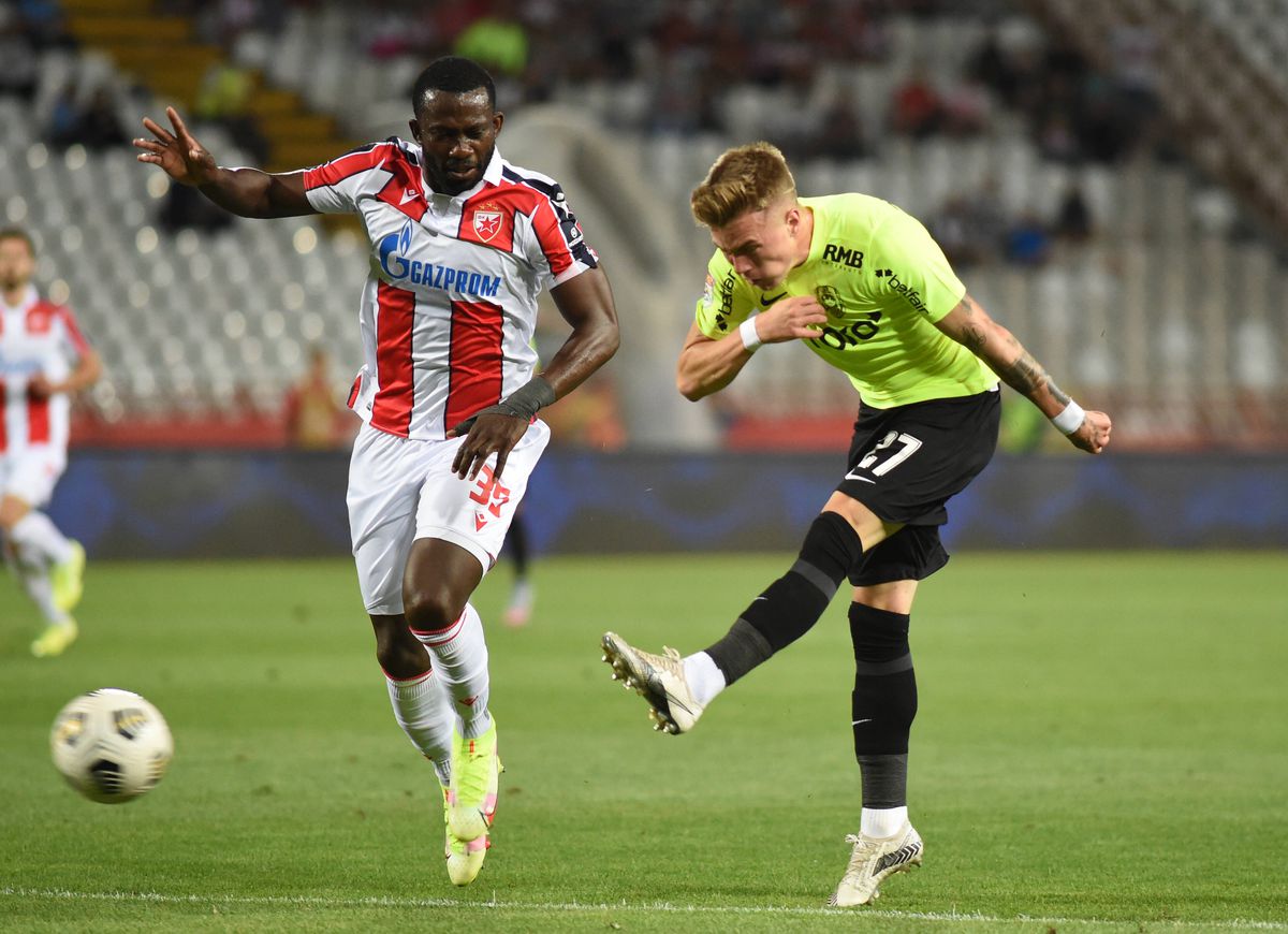 Steaua Roșie Belgrad - CFR Cluj, fani și meci