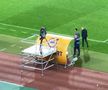 Marius Șumudică, Marian Copilu, președintele „feroviarilor”, și Ioan Ivașcu, juristul clubului, au fost surprinși de reporterii GSP aflați la Belgrad discutând la aproximativ 20 de minute de la terminarea partidei.