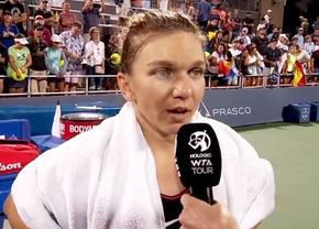 Simona Halep, după victoria complicată de la Cincinnati: „Am fost obosită, dar publicul m-a împins de la spate”