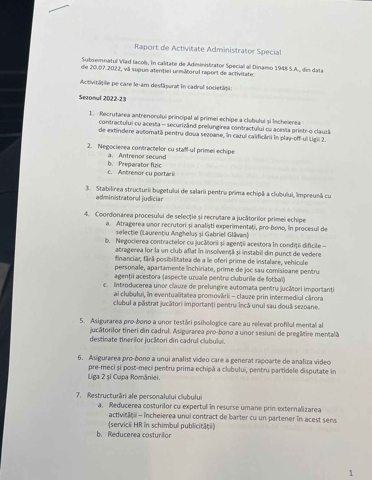Vlad Iacob, conferință după ce a fost mazilit de la Dinamo: „Pentru ei, clubul nu e pe primul loc. Nu sunt banii necesari în conturi” » Îi dă replica lui Burcă