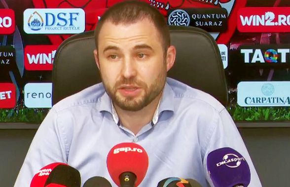 Vlad Iacob, conferință după ce a fost mazilit de la Dinamo: „Pentru ei, clubul nu e pe primul loc. Nu sunt banii necesari în conturi” » Îi dă replica lui Burcă