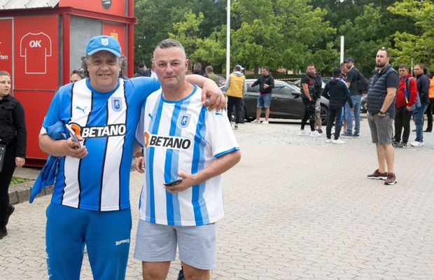 Apariție surpriză la Nordsjaelland - FCSB » Doi fani români vor ține cu danezii + Au venit în tricoul rivalei