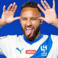Neymar, în tricoul lui Al Hilal // sursă foto: Twitter @ Alhilal_FC