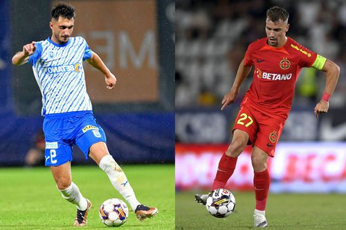 Cel mai scump jucător al FCSB, Dragoș Olaru, valorează mai mult decât dublu față de Andrei Ivan, liderul oltenilor