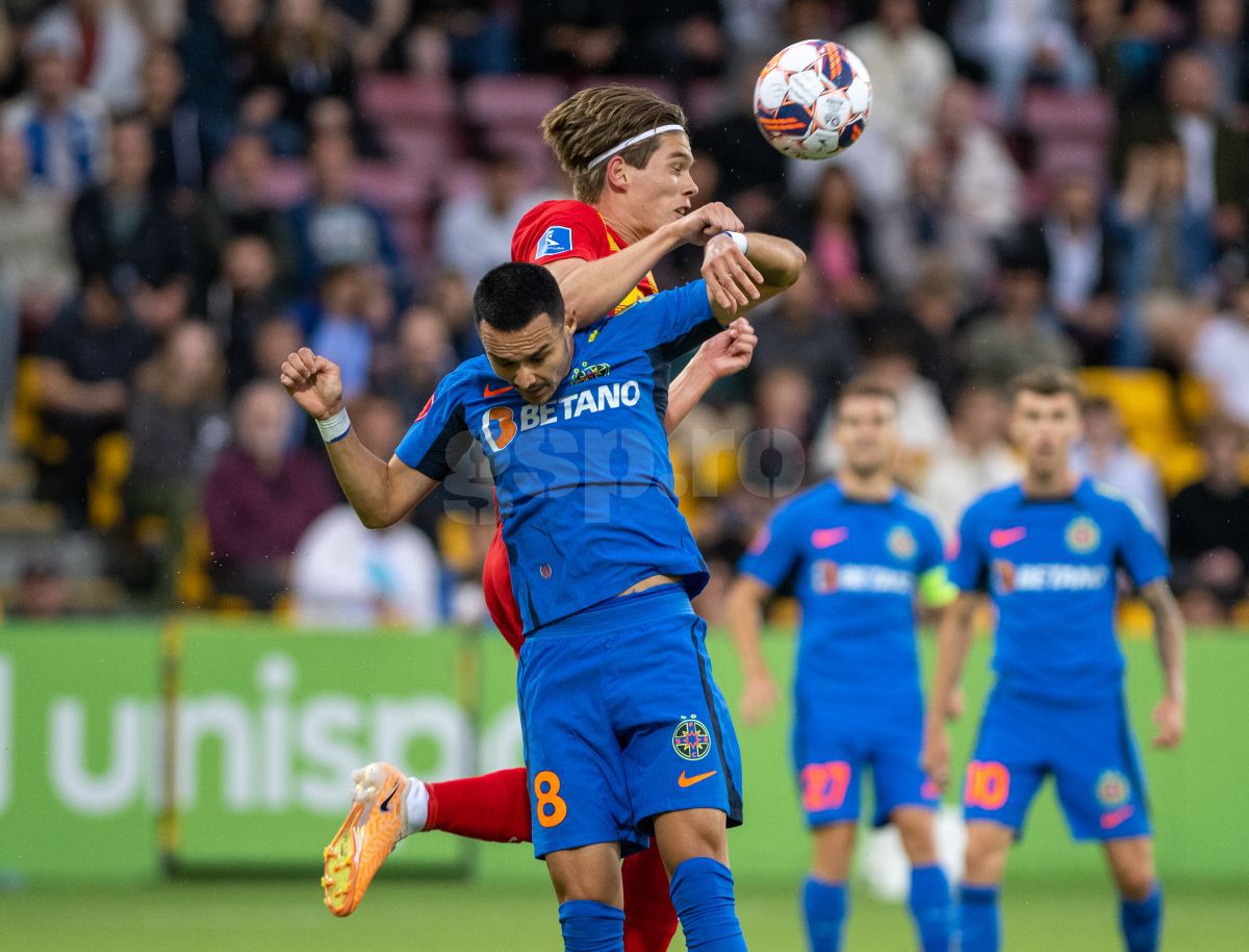FCSB acuză arbitrajul după eliminarea cu Nordsjaelland: „Nu știu cât a controlat meciul”