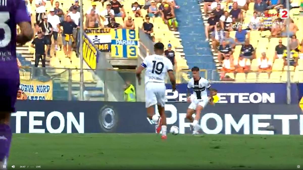 Dennis Man, gol superb în Parma - Fiorentina