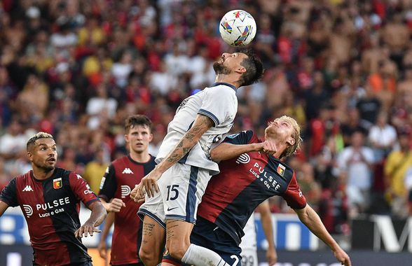 Inter, pas greșit în prima etapă de Serie A » Final palpitant în partida cu Genoa