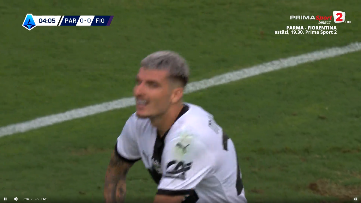 Valentin Mihăilă, ratarea începutului de sezon în Serie A » Incredibil cum a șutat în minutul 5 din Parma - Fiorentina