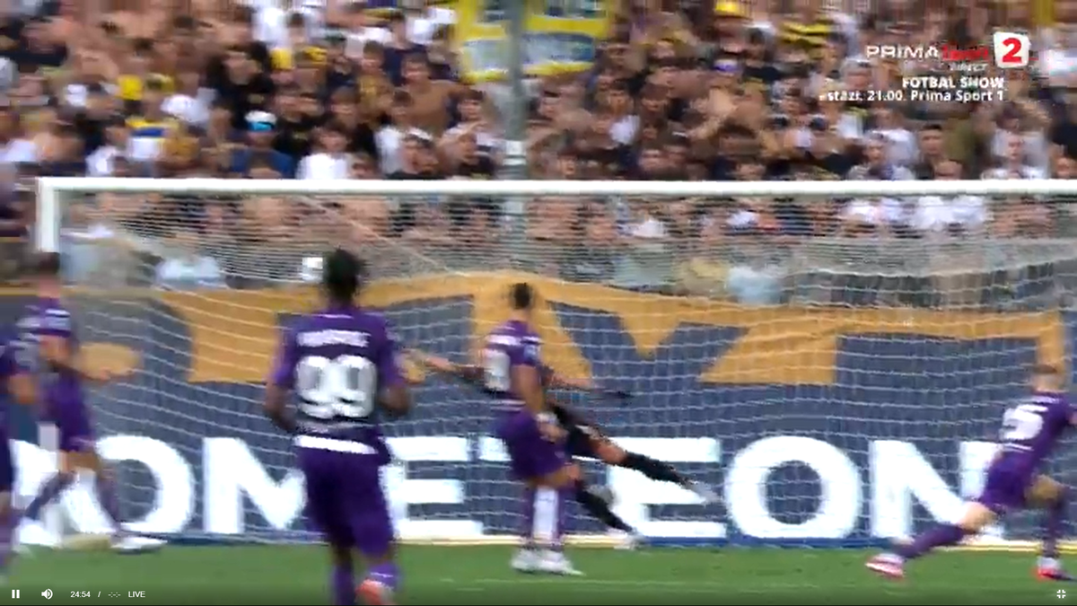 Dennis Man, gol superb în Parma - Fiorentina