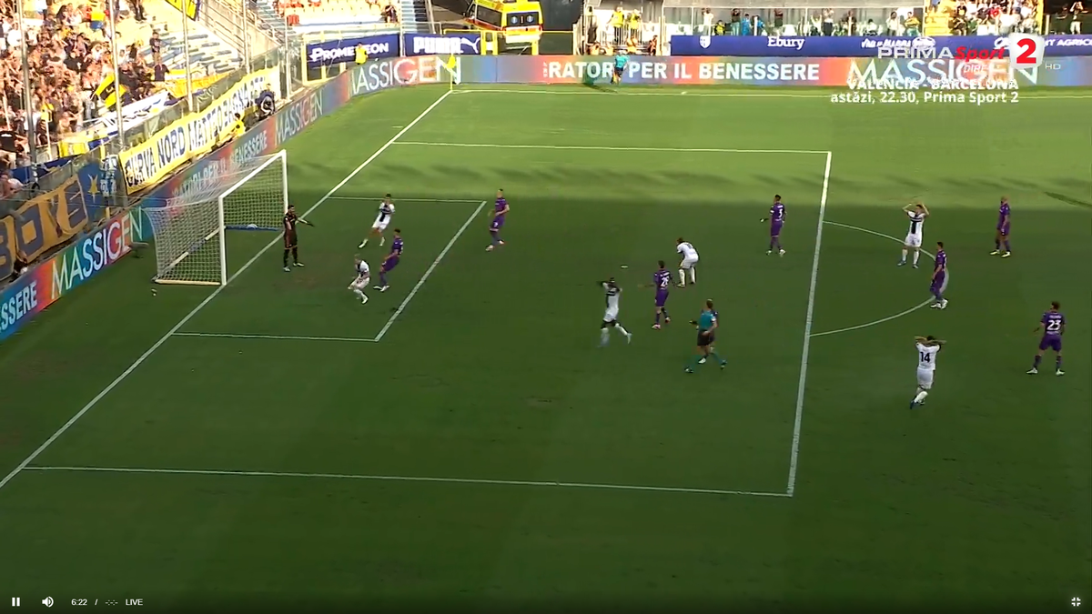 Valentin Mihăilă, ratarea începutului de sezon în Serie A » Incredibil cum a șutat în minutul 5 din Parma - Fiorentina