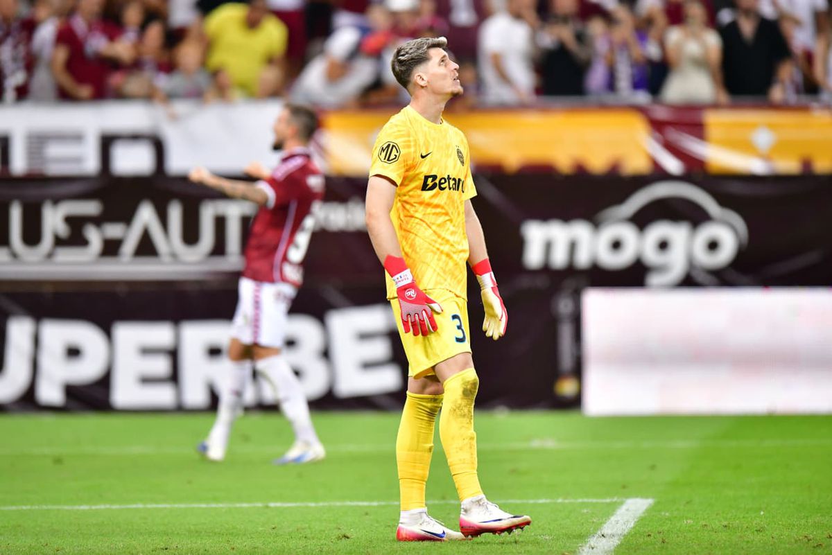 Imagini de la finalul derby-ului Rapid - FCSB